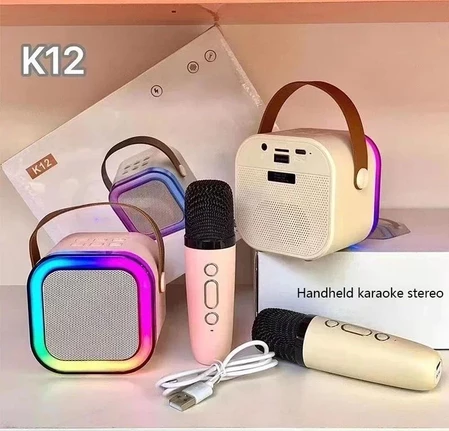 Children's wireless Bluetooth MP3 speaker, outdoor home party microphone, karaoke microphone