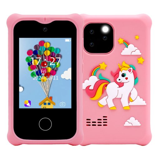 Kids Smart Phone for Girls Toys Learning Cell Toy Phone with Dual Camera Game Music Player