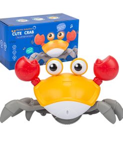Crawling Crab Baby Toy Gifts Induction Sensory Stuff Moving Babies Crabs with Light Up Music