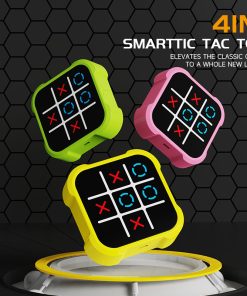 Multifunctional Electronic Tic Tac Toe Game Portable Learing Toys Gift for Kids & Adults