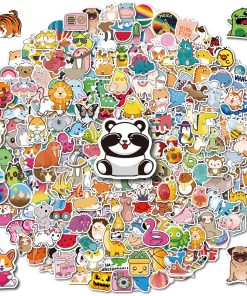 Kids Water Bottle Stickers Pack Cute Decorations for School Prizes & Gifts