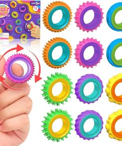 Sensory Finger Spinner Rings for Kids – Autism Calming & Classroom Stress Relief Toys
